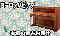 ヨーロピアンピアノ　名古屋のピアノ専門店　親和楽器